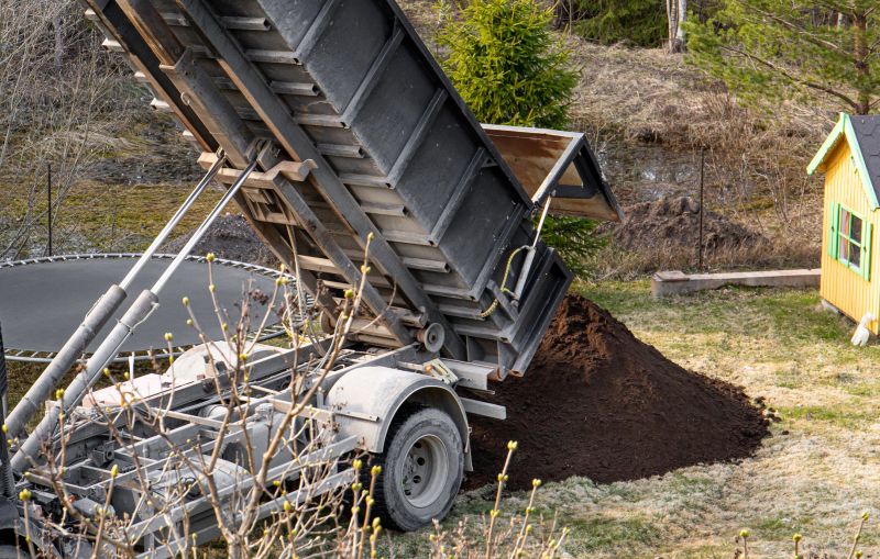 Unloading Soil on Site