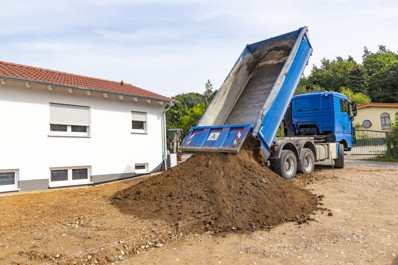 Bulk Dirt Storage Area